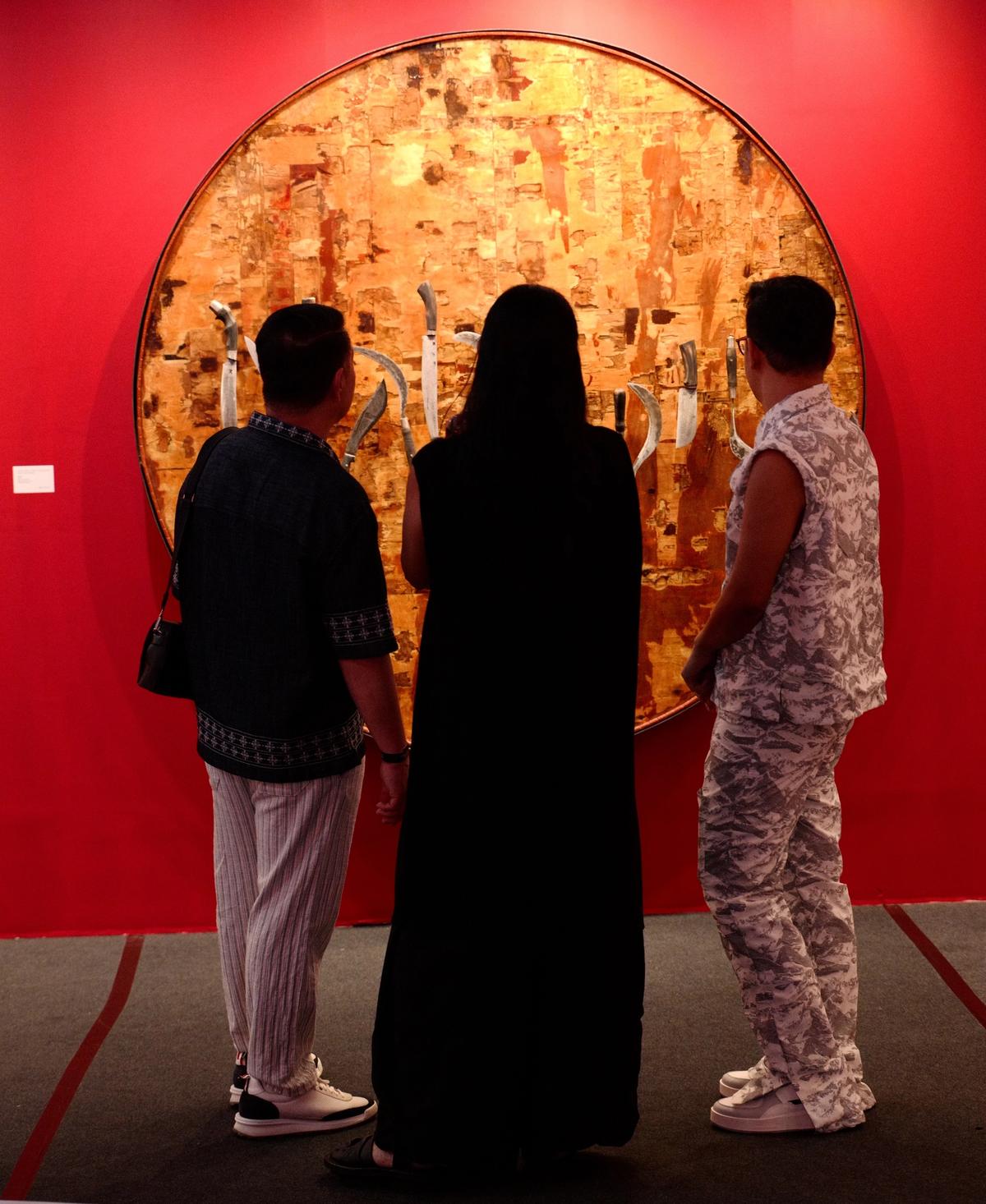 Visitors to Art Fair Philippines 2025