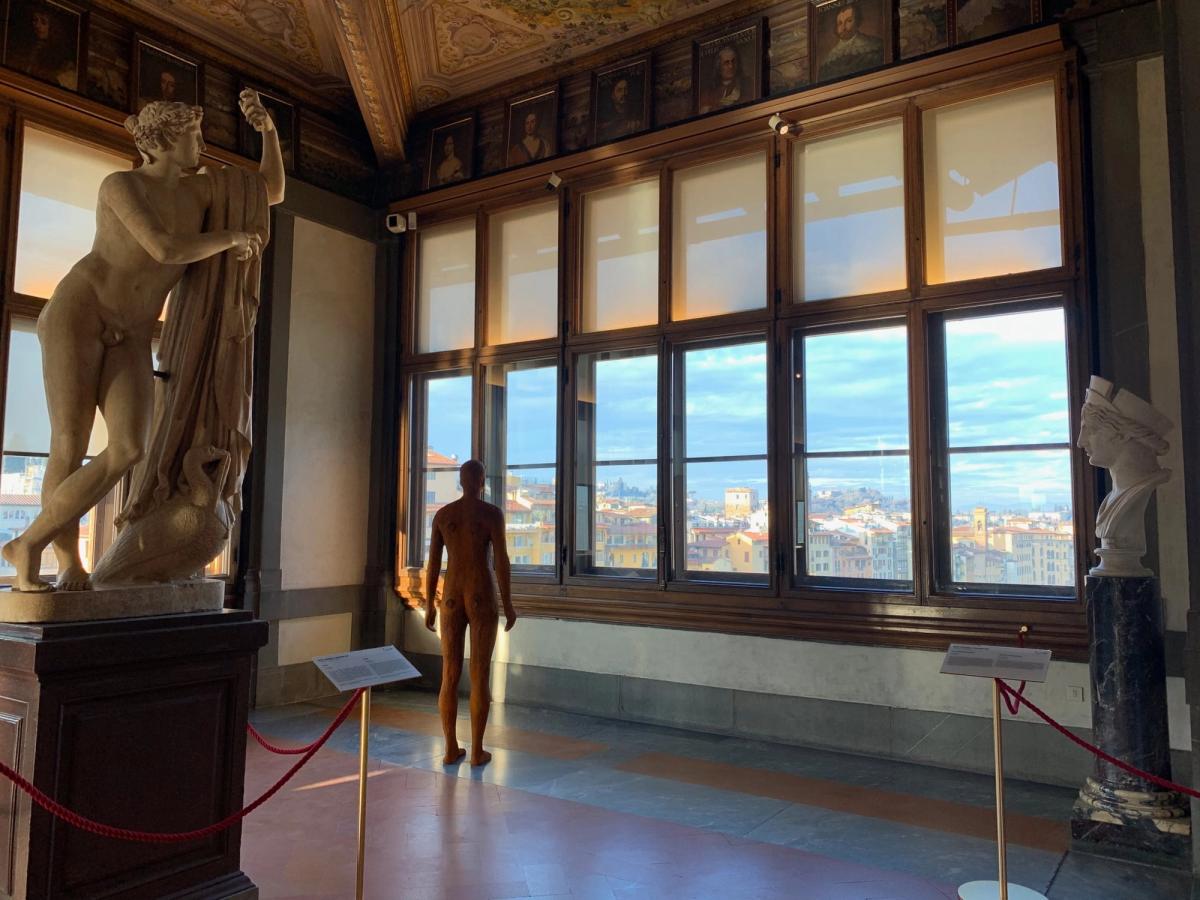 Antony Gormley: Essere, Uffizi Gallery, Florence, 26 February-26 May 2019, supported by Galleria Continua, www.galleriacontinua.com Courtesy of the Uffizi Galleries