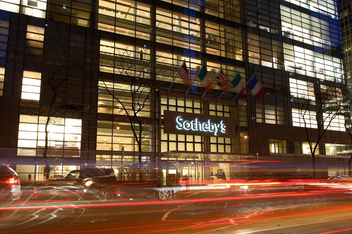 Sotheby's flagship New York saleroom has been closed since last month due to coronavirus Courtesy of Sotheby's