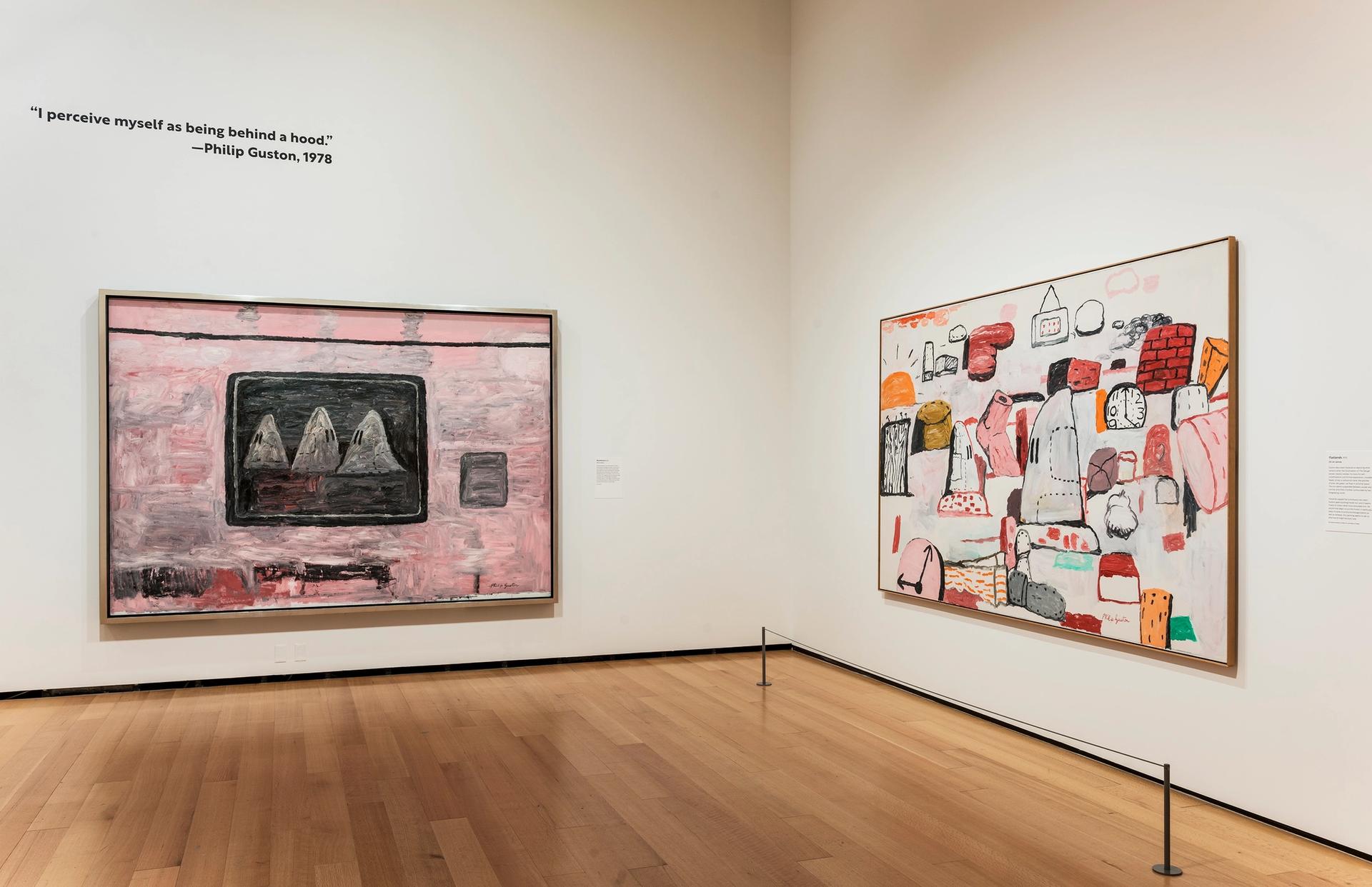 The Philip Guston Now exhibition in the Linde Family Wing for Contemporary Art at the Museum of Fine Arts, Boston (until 11 September) Photo: © Museum of Fine Arts, Boston