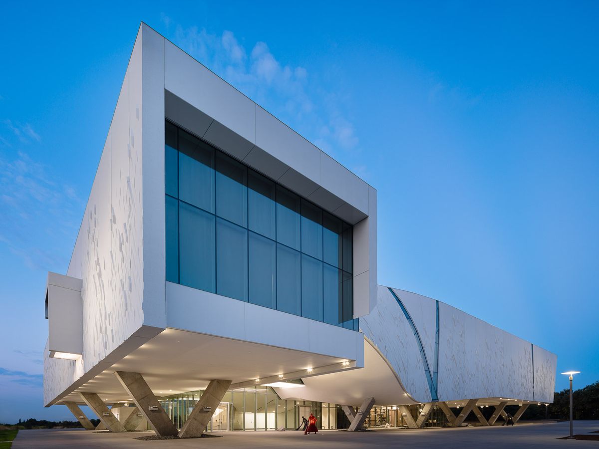 Phase one of the Edith and Peter O’Donnell Jr Athenaeum, a second location for  the Crow Museum of Asian Art Photo: ©Mauricio Rojas, courtesy the University of Texas at  Dallas
