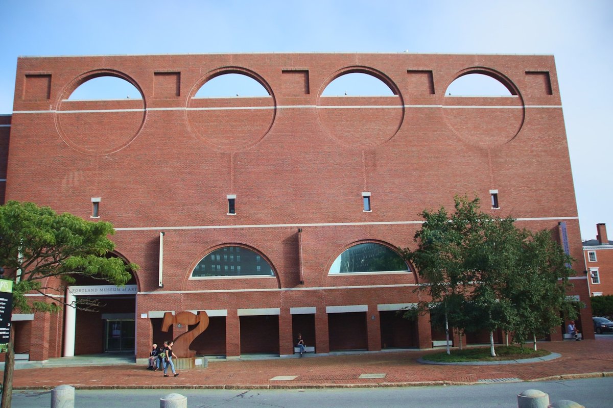 The Portland Museum of Art's main building on Congress Square Photo by Rennboot, via Wikimedia Commons