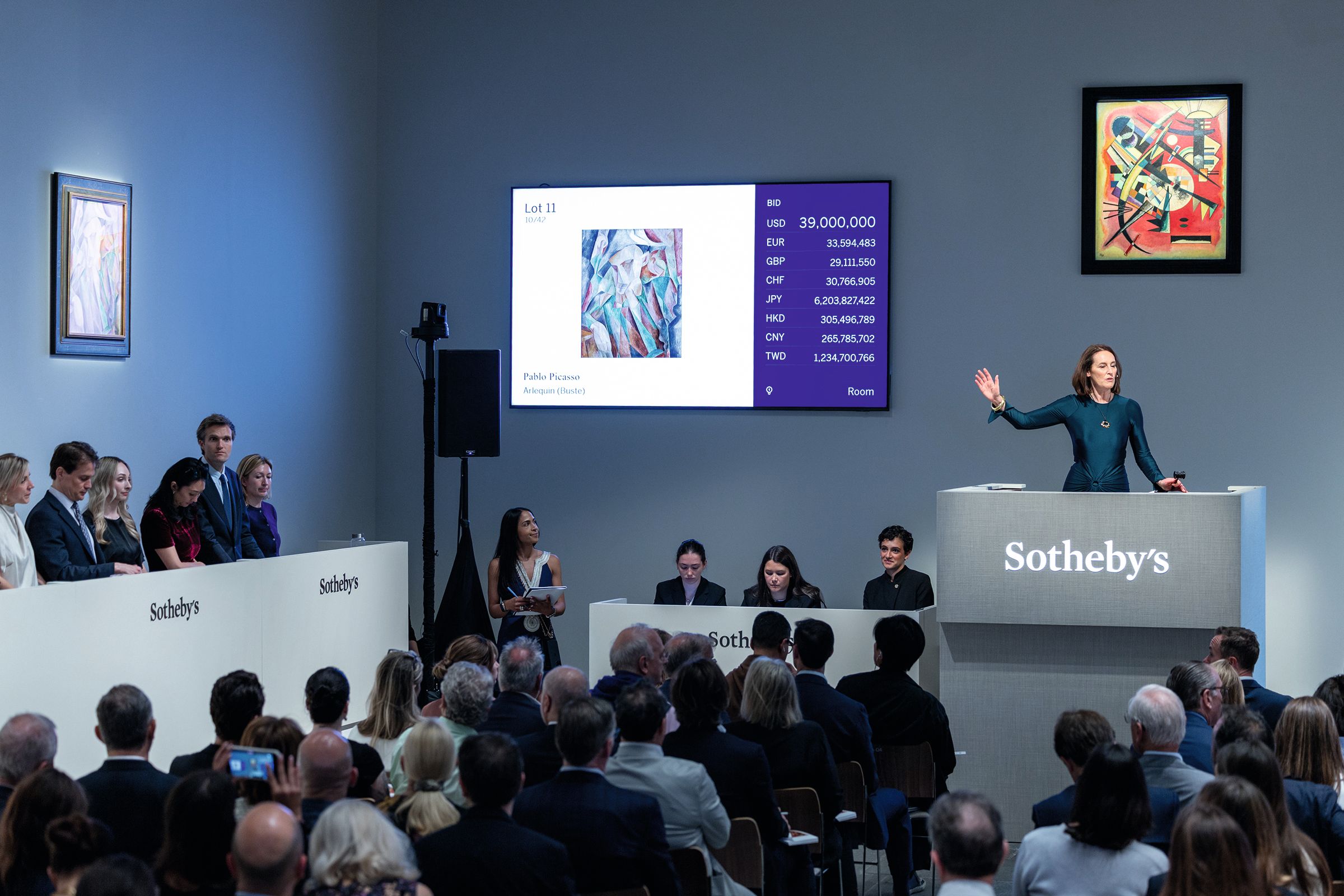 “Headline auction results are increasingly driven by a tiny number of museum-quality works competing for the attention of an equally small group of ultra-wealthy buyers,” says art market economist Magnus Resch Courtesy of Sotheby’s
