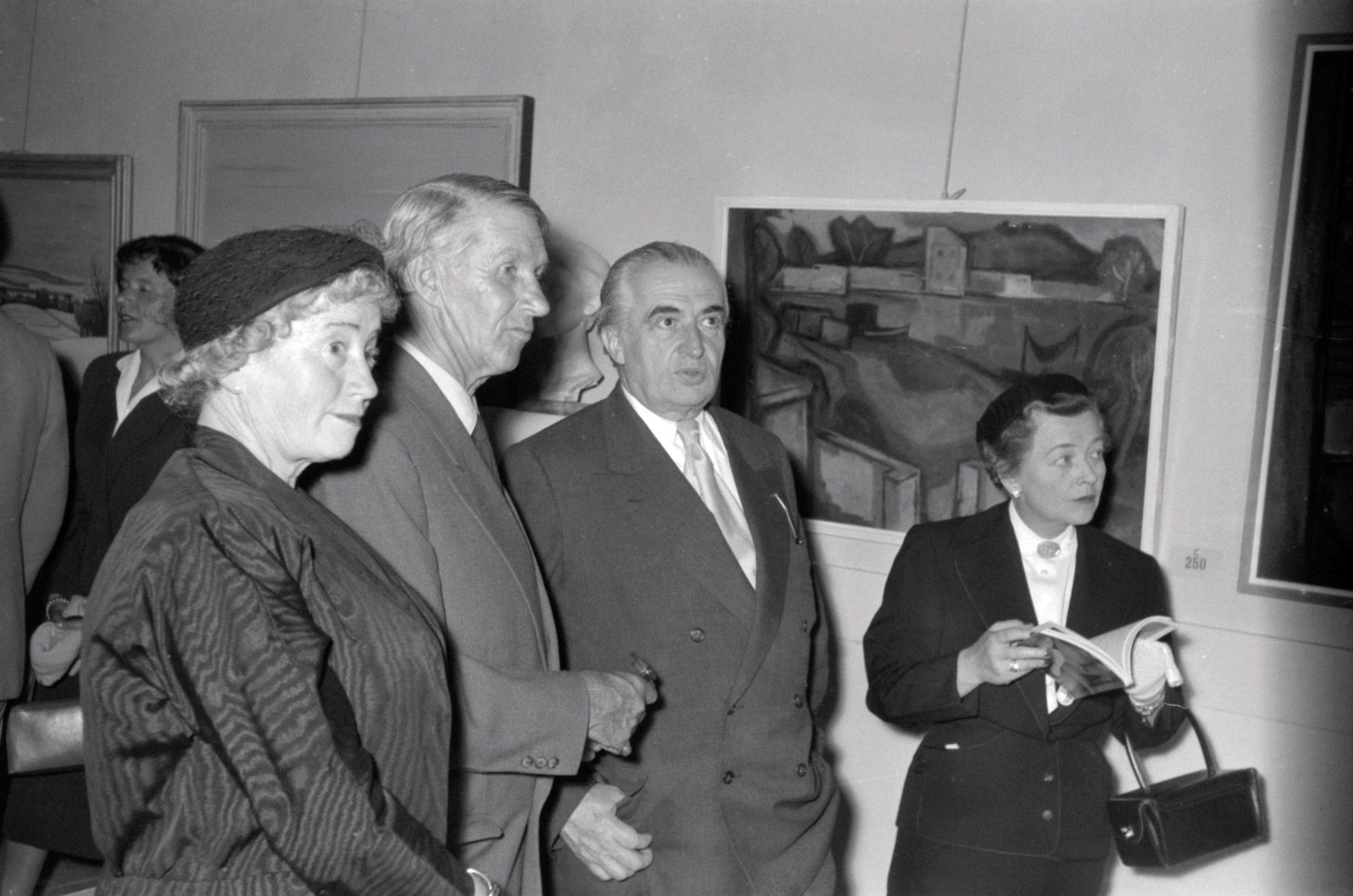 Wolfgang Gurlitt (centre), a dealer in Nazi-looted art who acquired works for Hitler’s unrealised museum in Linz, Austria, reinvented himself after the Second World War as the director of the city’s art gallery © Interfoto/Alamy