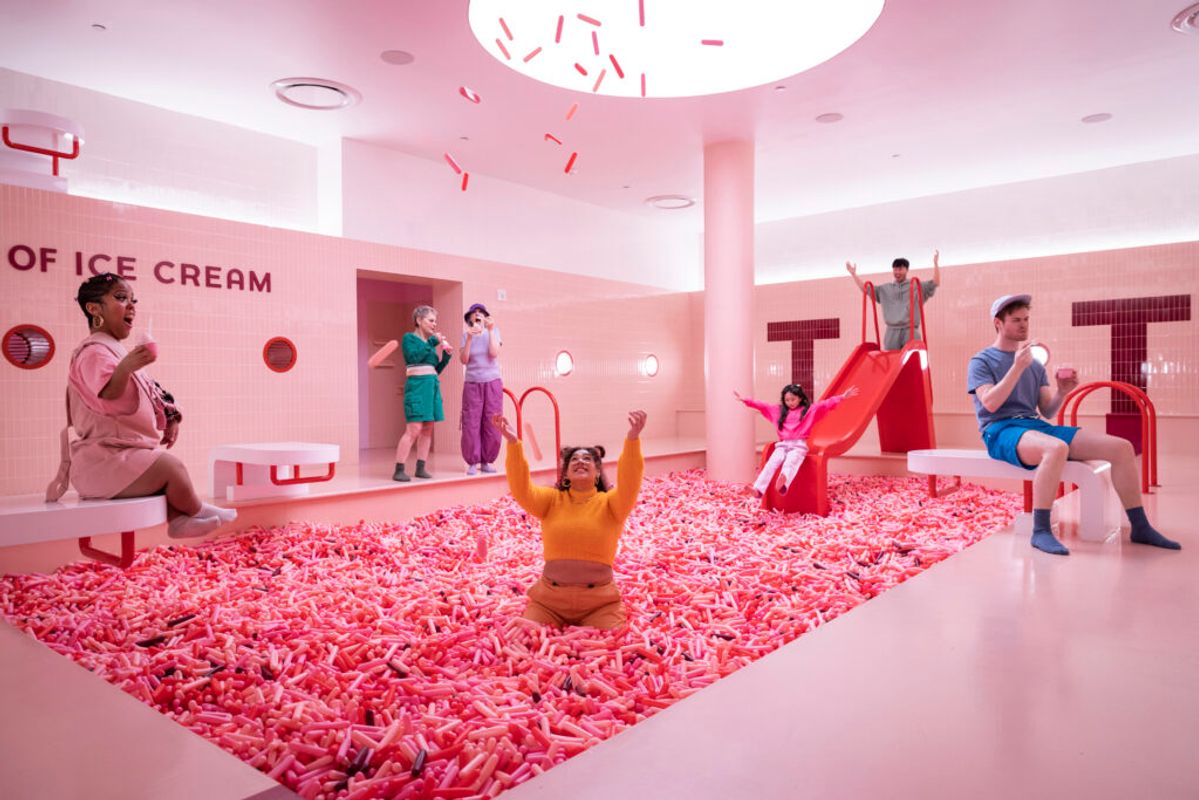 The Museum of Ice Cream's sprinkle pit Photo courtesy Museum of Ice Cream, via Wikimedia Commons