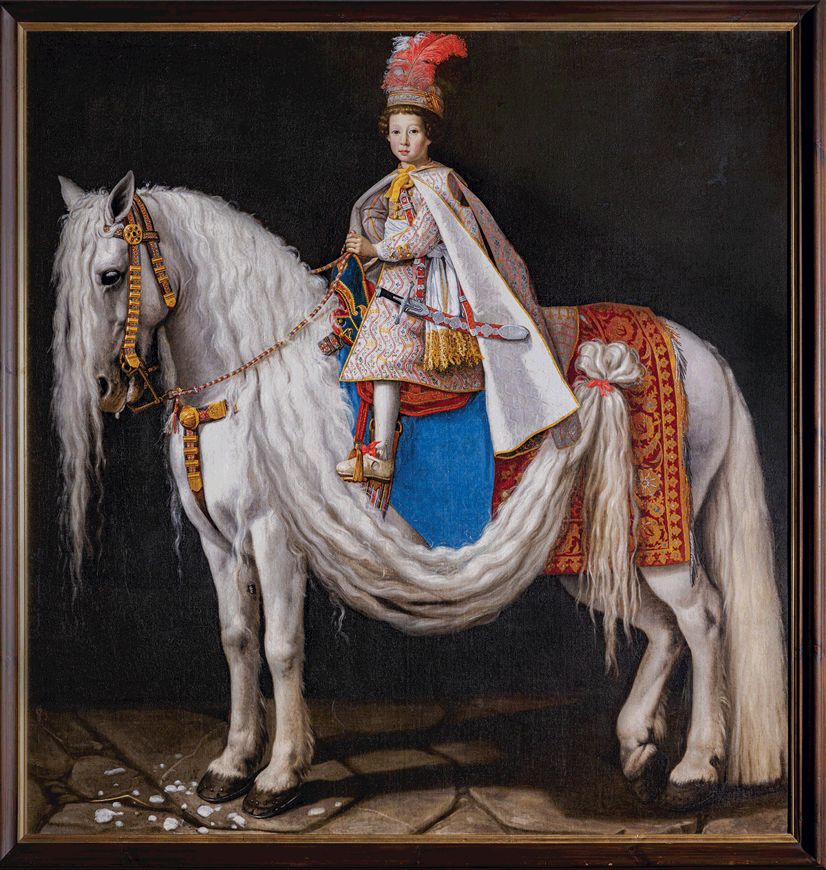 Mane attraction: Justus Sustermans’s Equestrian portrait of Léopold de’ Médici (around 1624-25) on loan from the Czech Republic’s National Heritage Institute Photo: Martin Frouz; © National Heritage Institute, Czech Republic