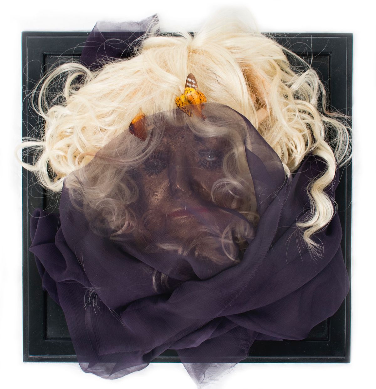 Lynn Hershman's Veiled Butterfly Woman II (Breathing Machine, 1967-2018) with Anglim Gilbert Gallery Anglim Gilbert Gallery