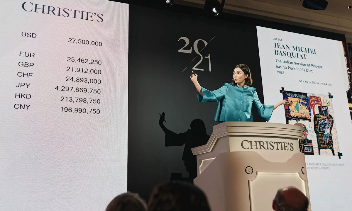 Christie’s first half auction sales decline 22% year-on-year, to .1bn Christie’s first half auction sales decline 22% year-on-year, to .1bn