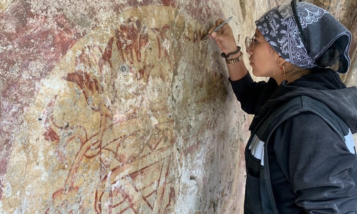Archaeologists discover mural of Aztec god of alcohol in Mexican convent Archaeologists discover mural of Aztec god of alcohol in Mexican convent