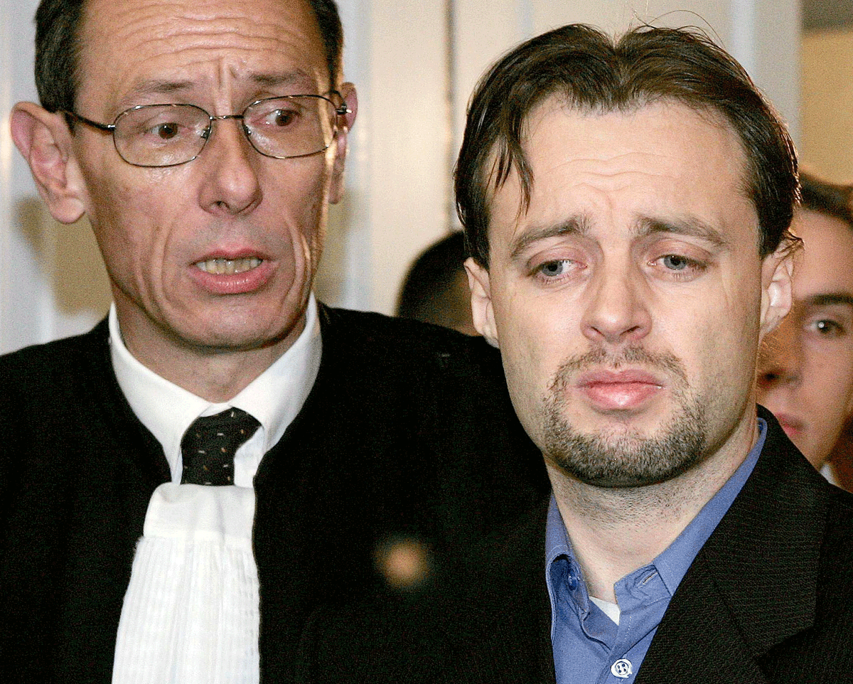 Stephane Breitwieser when he first went on trial for the theft of over 200 pieces of art in 2005 © Sipa/REX/Shutterstock