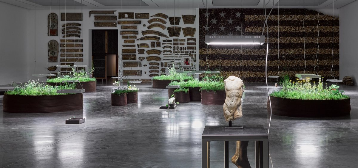 Installation view of Chicxulub at White Cube Bermondsey © The artist. Photo © White Cube (Theo Christelis)