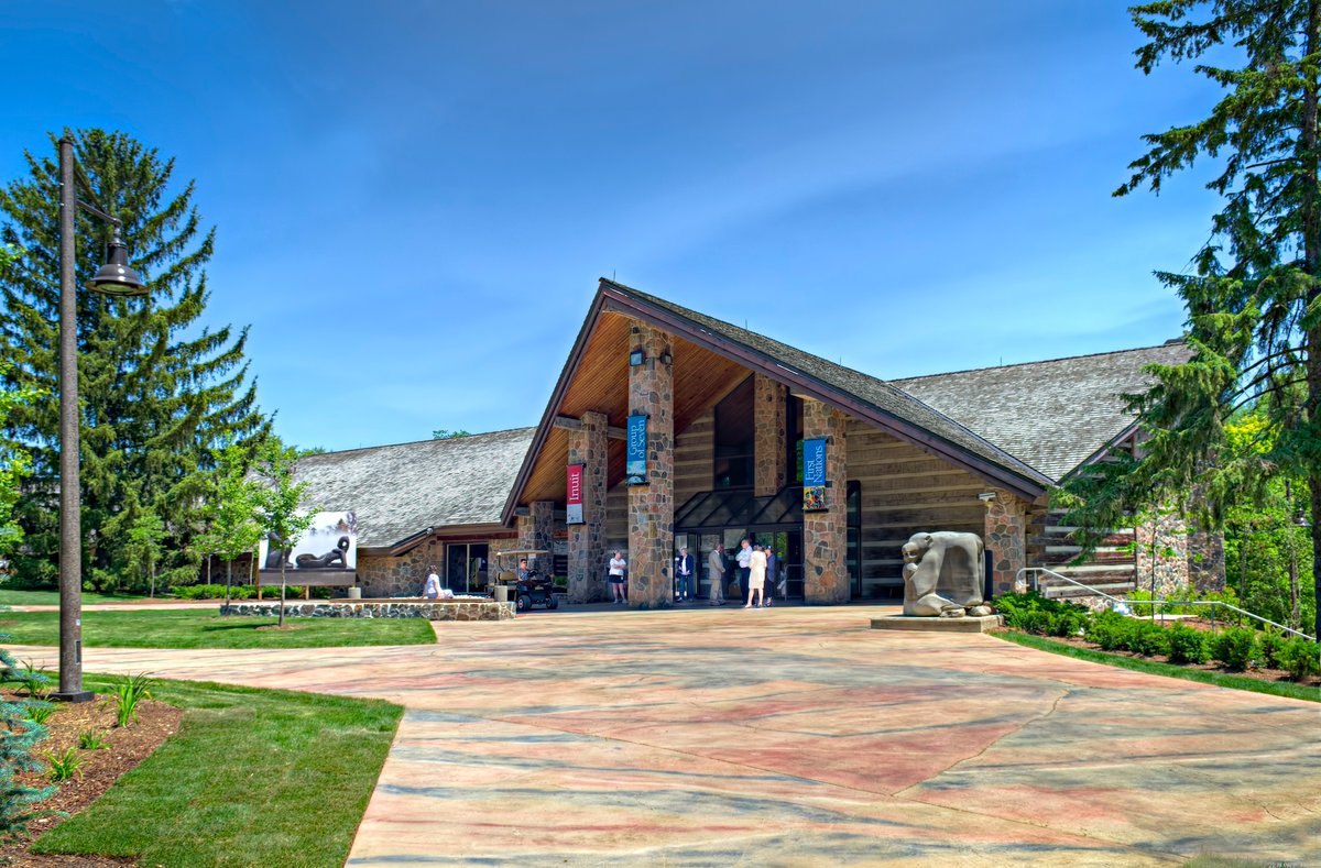 The main entrance to the McMichael Canadian Art Collection in Kleinburg, Ontario Photo courtesy the McMichael Canadian Art Collection, via Flickr