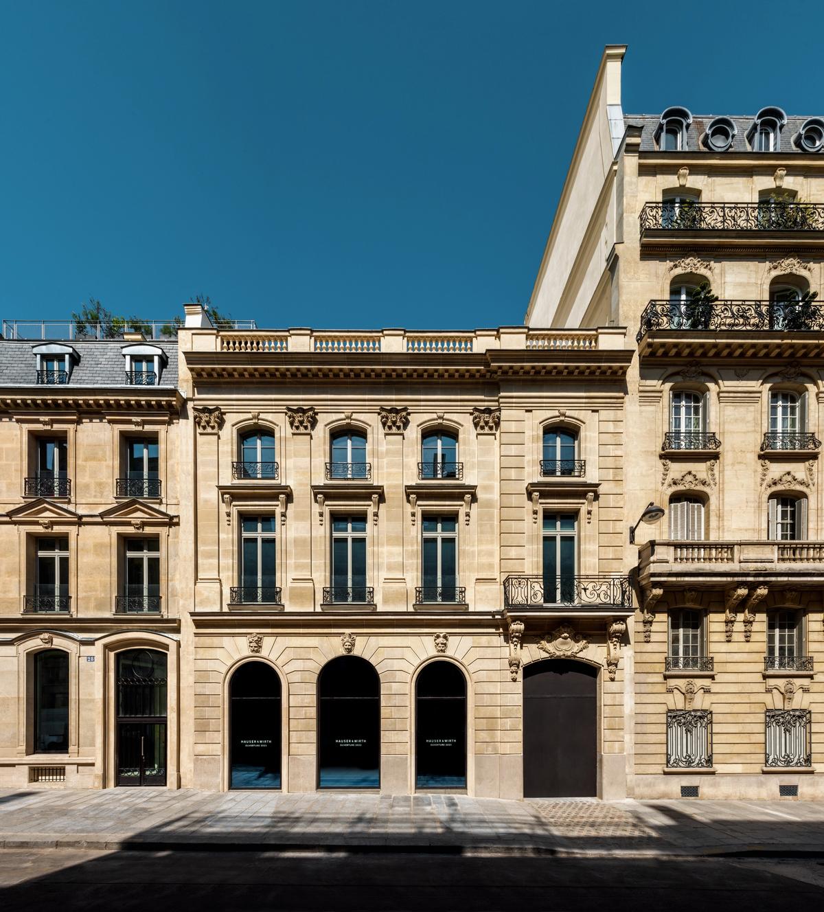 The facade of the new gallery
Courtesy Hauser & Wirth
