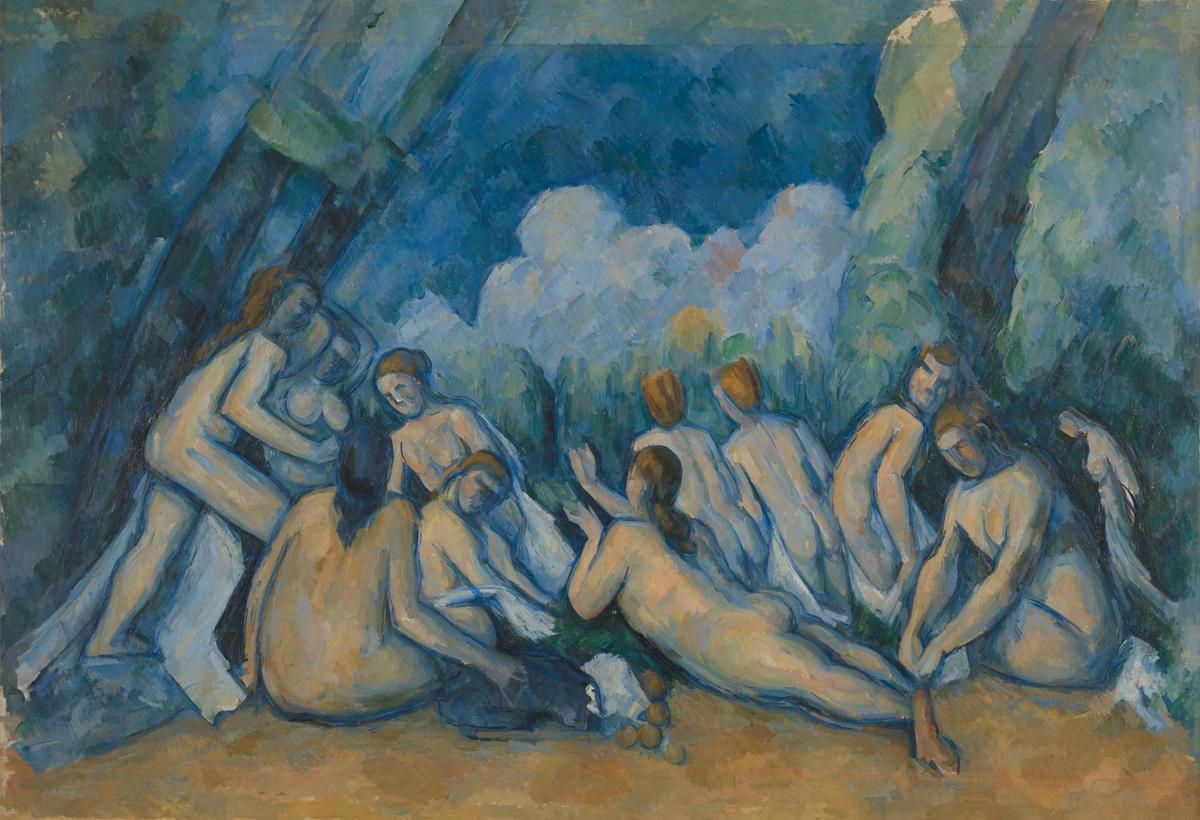 Paul Cezanne, Bathers (around 1894-1905)

Presented by the National Gallery, purchased with a special grant and the aid of the Max Rayne Foundation, 1964
