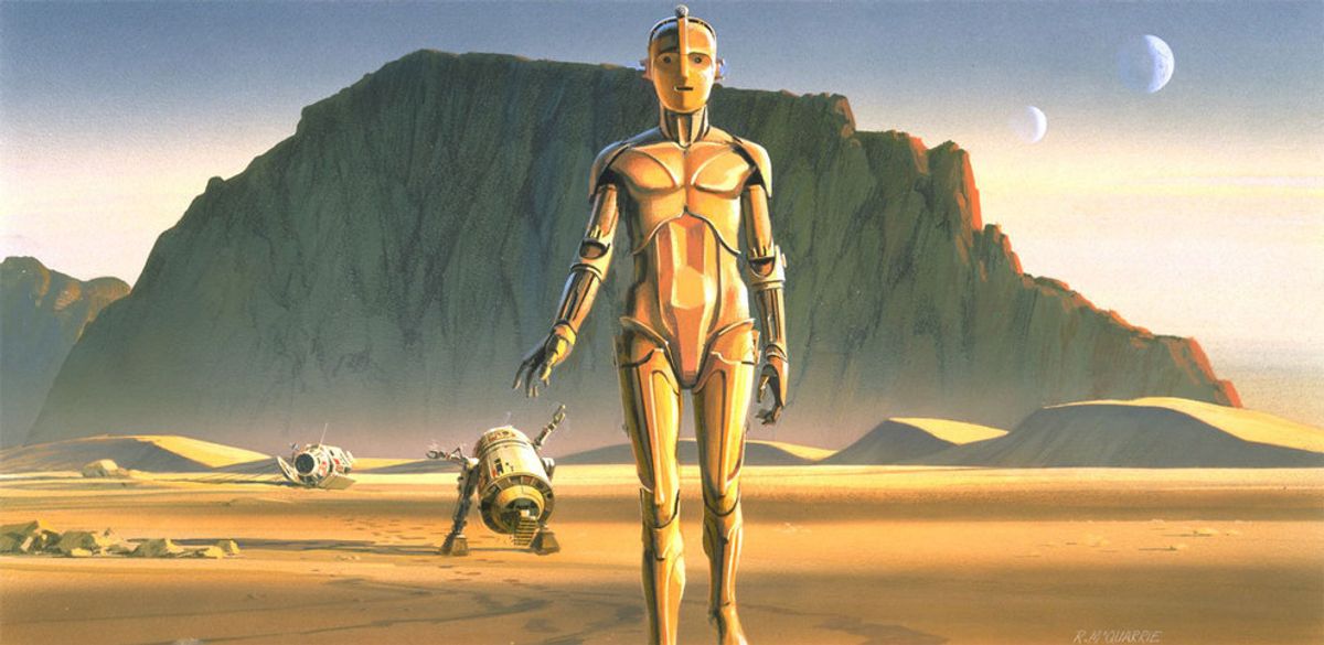 Ralph McQuarrie concept art for Star Wars 