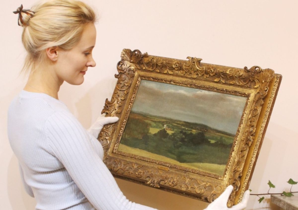 Dedham Vale with Brantham Mill (around 1809-10) was previously dismissed as fake by a leading London auction house Courtesy of Sworder's