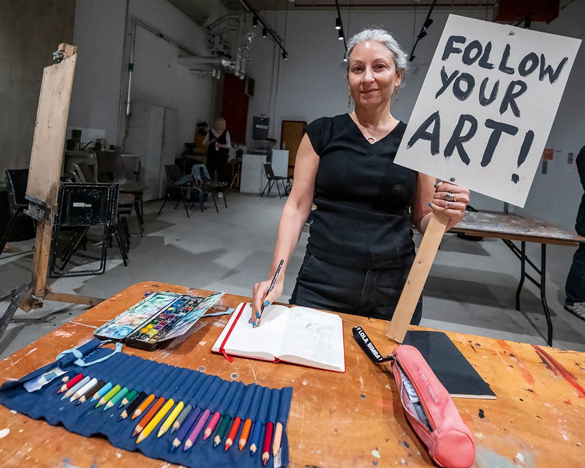 Art for all: The Art Academy, which recently moved into new premises in Bankside, near Tate Modern, aims to be open and inclusive, welcoming students of all ages Stephen Chung/Alamy Stock Photo