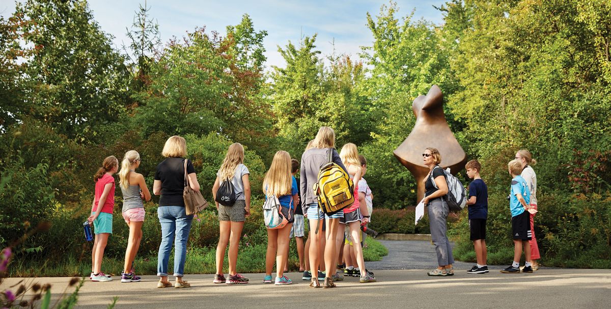 More than half of visitors to the Frederik Meijer Gardens and Sculpture Park in Grand Rapids are members of the museum The Henry Moore Foundation. All Rights Reserved, DACS 2018 / www.henry-moore.org. Photo: Pete McDaniel, courtesy of the Frederik Meijer Gardens & Sculpture Park