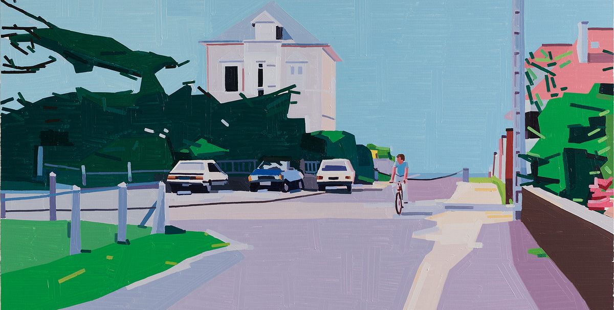 Guy Yanai, Sylvain Riding Bicycle (2021) Photo: Elad Sarig