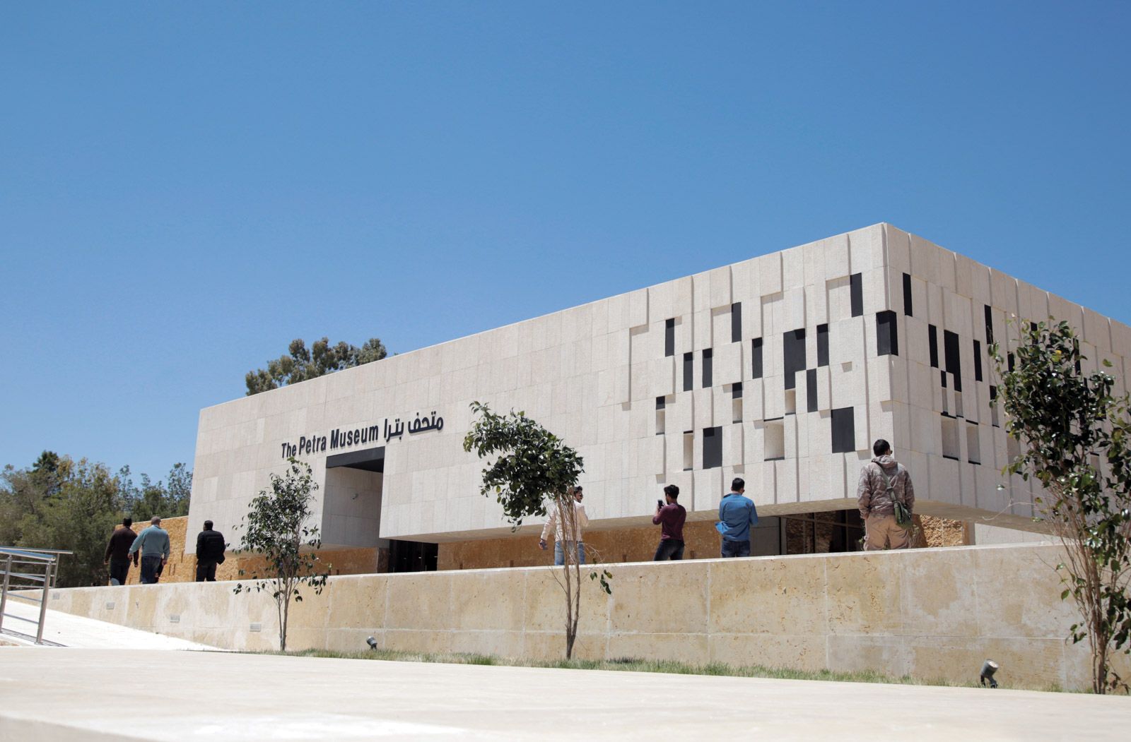 The Petra Museum, built with a grant from the Japanese government, is located near the entrance to the World Heritage site Courtesy of the Japan International Co-operation Agency