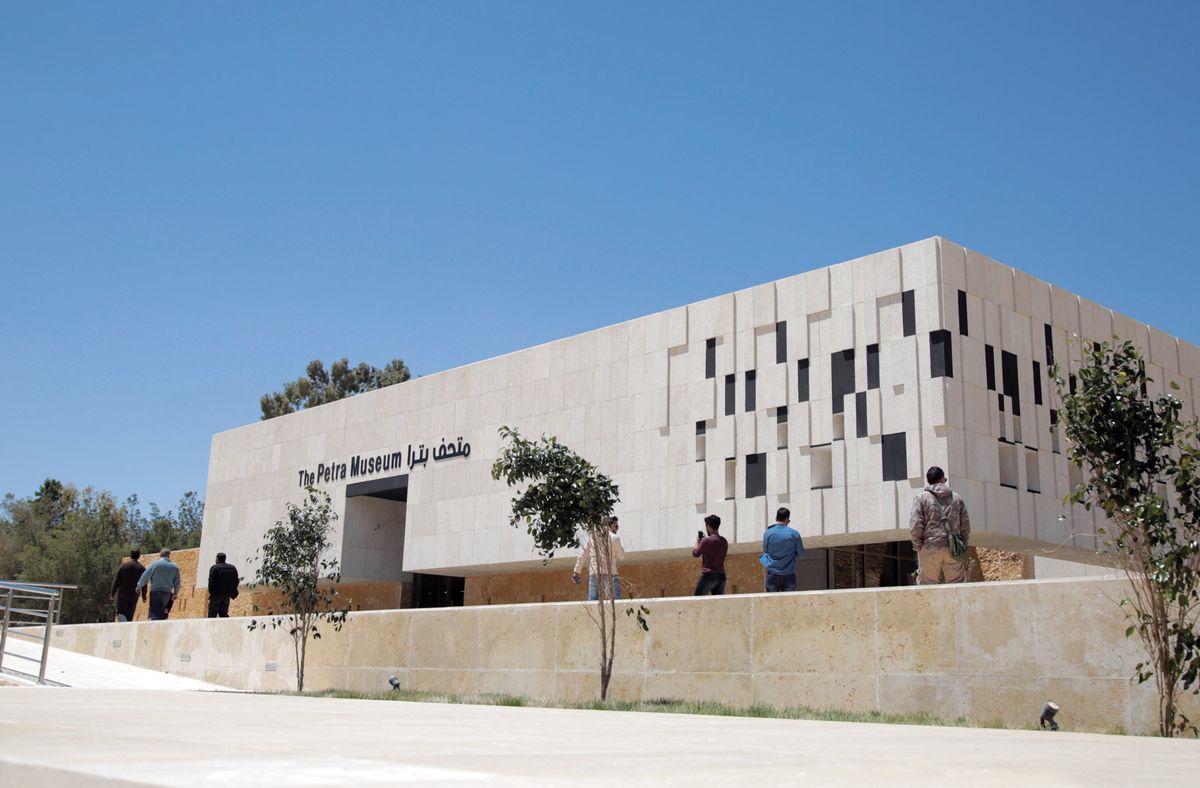 The Petra Museum, built with a grant from the Japanese government, is located near the entrance to the World Heritage site Courtesy of the Japan International Co-operation Agency