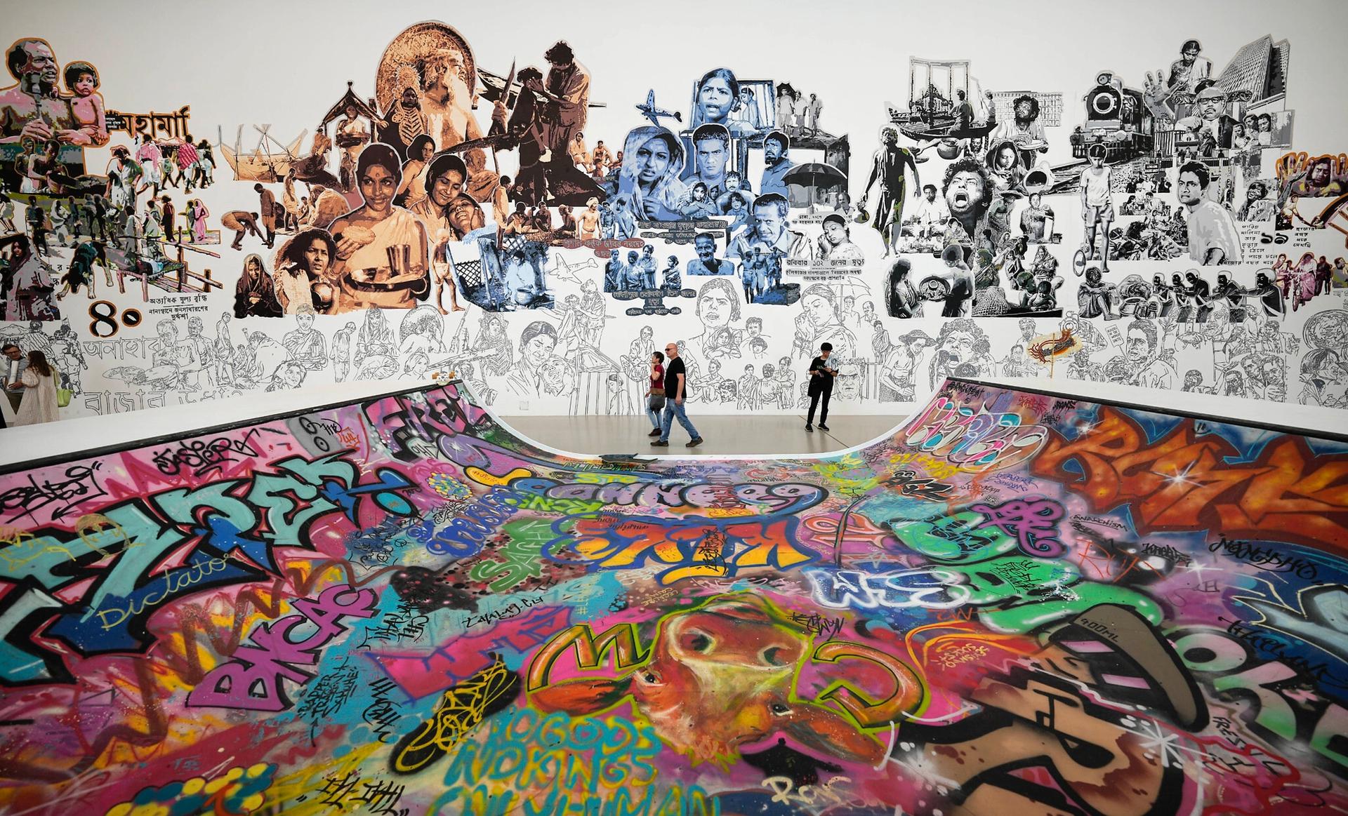 Installations by Britto Arts Trust at Documenta Halle for Documenta 15. Courtesy of Documenta 