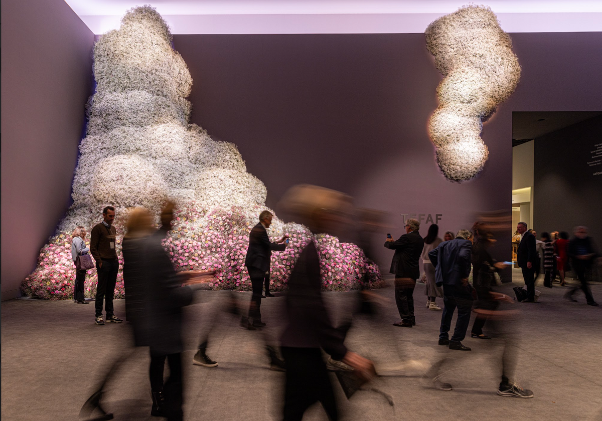 The flower wall at the entrance of Tefaf Maastricht 2023

Photo: Loraine Bodewes