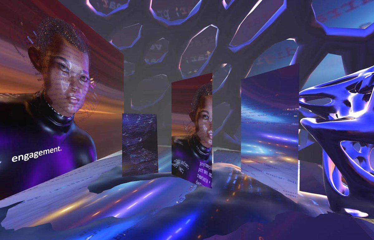 A perfect example of how complex conversations can be productively delivered in the digital sphere: Vitória Cribb in Disembodied Behaviors, presented by bitforms gallery on the New Art City platform