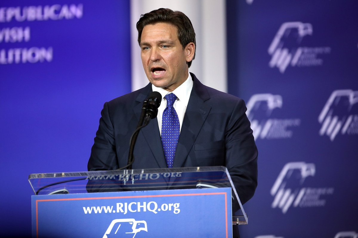 Florida governor Ron DeSantis Photo by Gage Skidmore, via Flickr