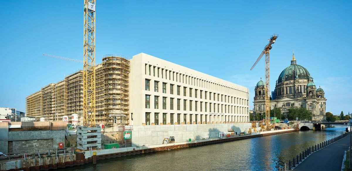 The Humboldt Forum under construction © SHF/Stephan Falk