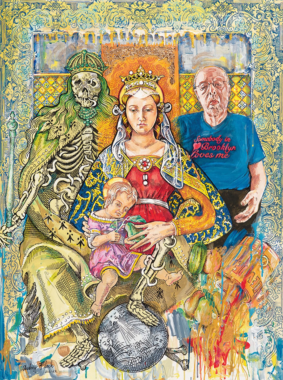 Personal and profound: Audrey Flack’s Madonna della Candeletta (Someone in Brooklyn Loves Me) Courtesy of Hollis Taggart and the Flack Marcus Family Trust