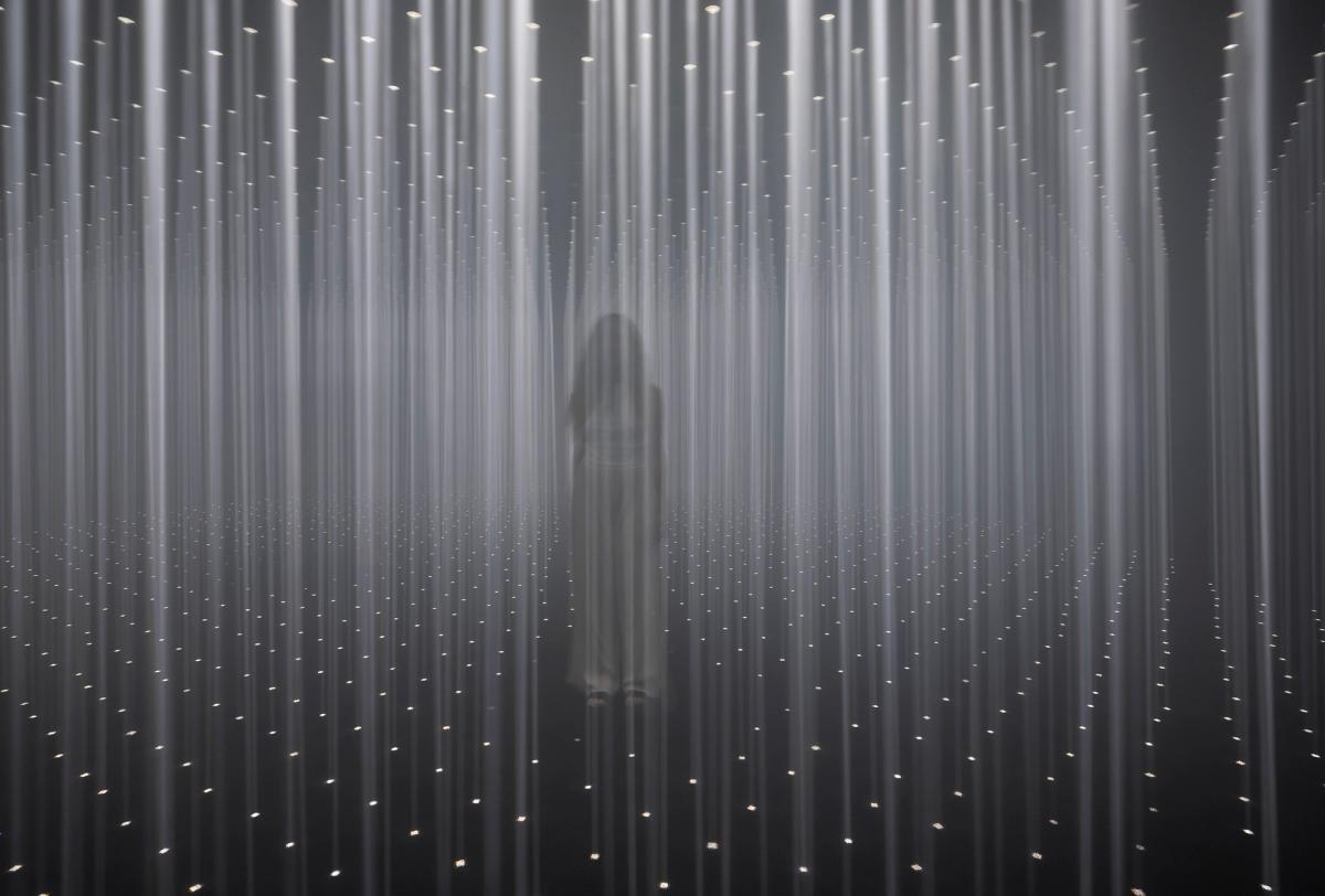 Living Room by art collective Random international allows visitors to “co-create a unique NFT” of their experience © Oriol Tarridas Photography