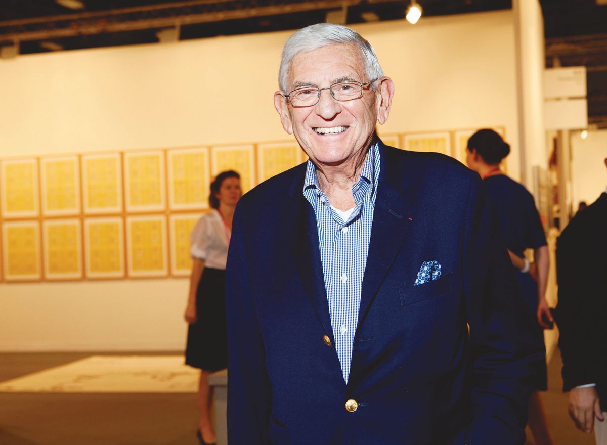 Eli Broad at Art Basel in Miami Beach in 2012 Photographer: Elizabeth Lippman/Bloomberg via Getty Images