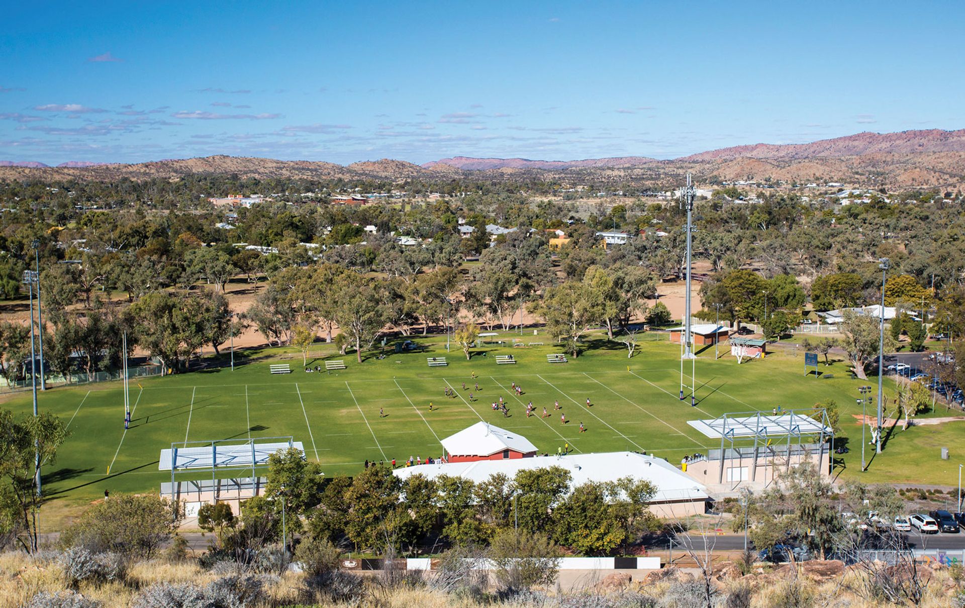 Australia’s Northern Territory is acquiring Alice Springs’s football oval to make way for the National Aboriginal Art Gallery Chris Putnam/Alamy
