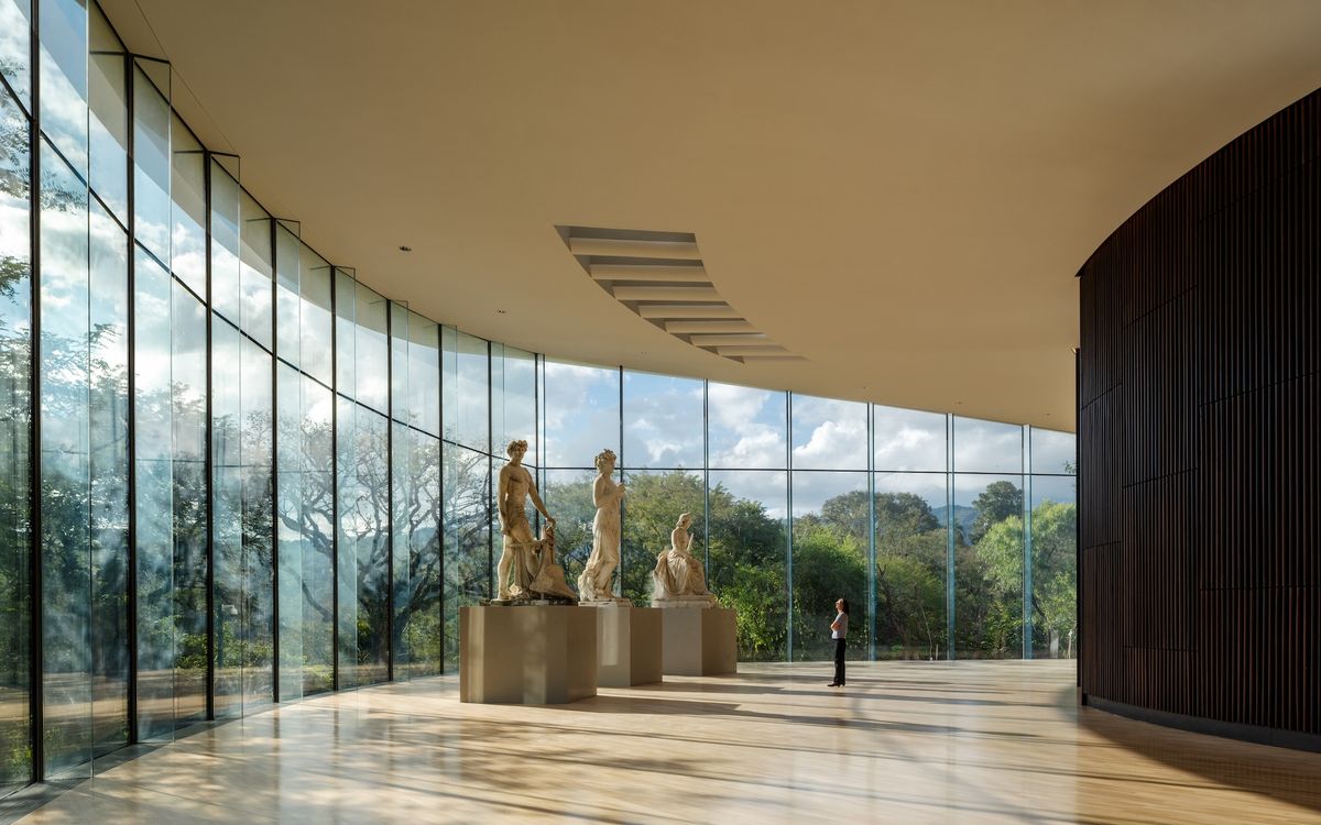 Inside the Lola Mora Cultural Center in San Salvador de Jujuy, Argentina Photo: Jason O'Rear for Pelli Clarke & Partners