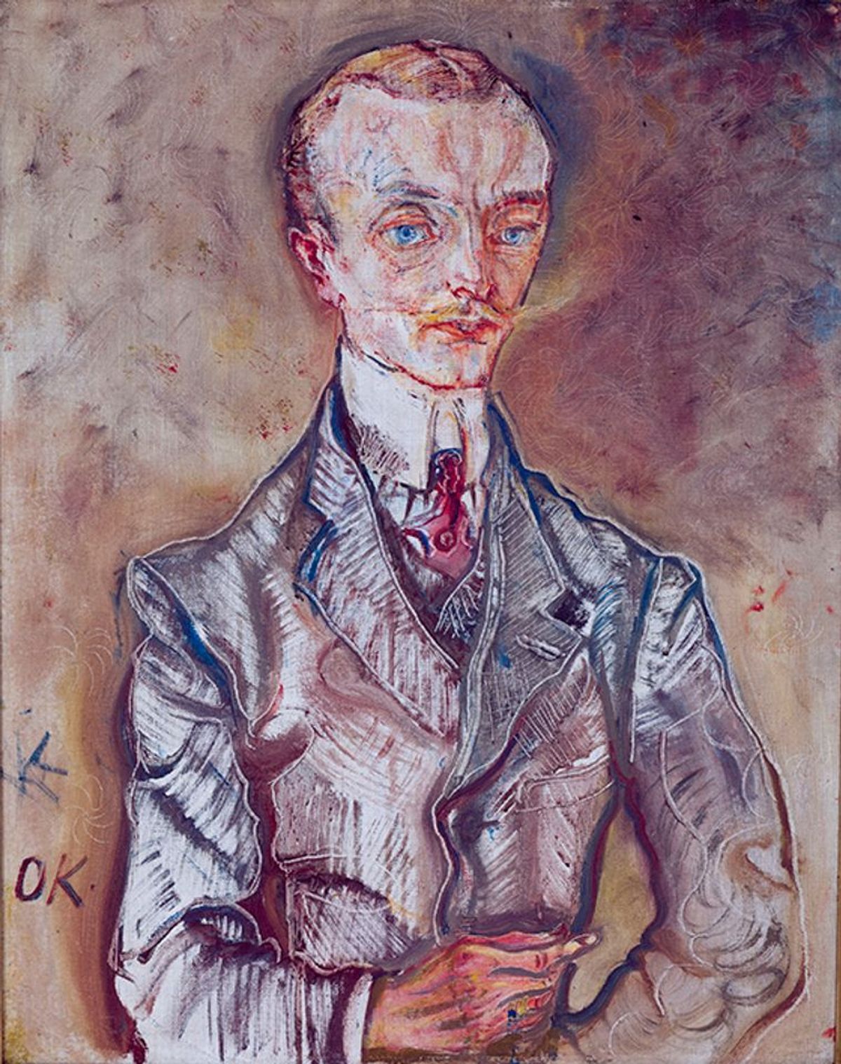 Oskar Kokoschka, Marquis Joseph de Montesquiou-Fezensac (1910) © Fondation Oskar Kokoschka/Bildupphovsrätt 2018