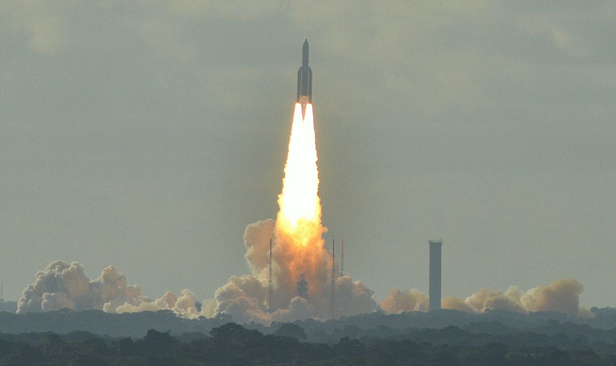 The work will be mounted on an Ariane 5 rocket