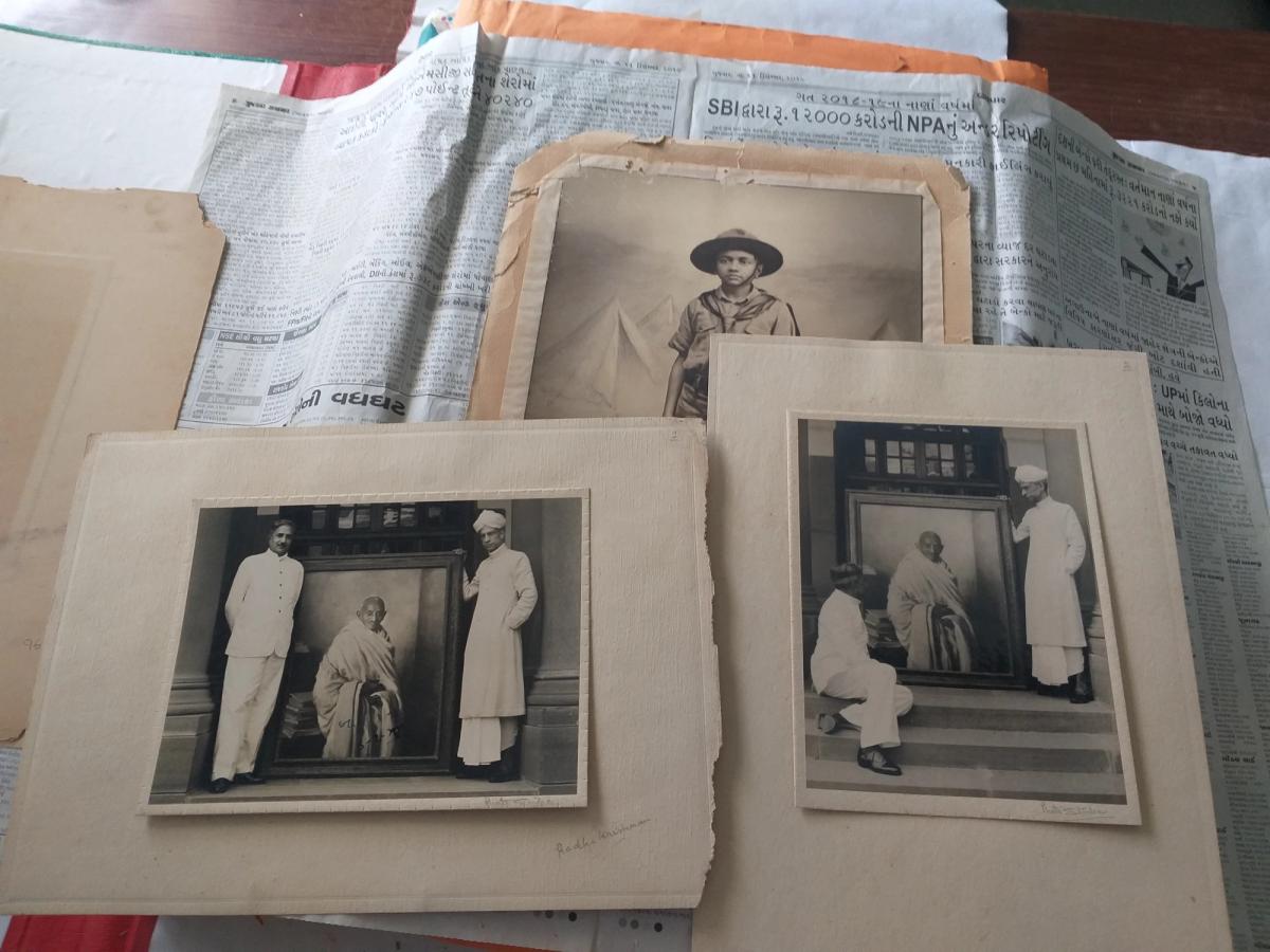 Photographs discovered in the Pattani archives feature Mahatma Gandhi
Courtesy of Pattani Archives
