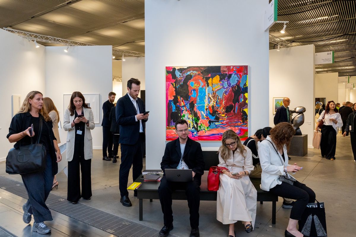 Visitors and participants at the 2025 edition of Frieze New York Photo © Steven Molina Contreras