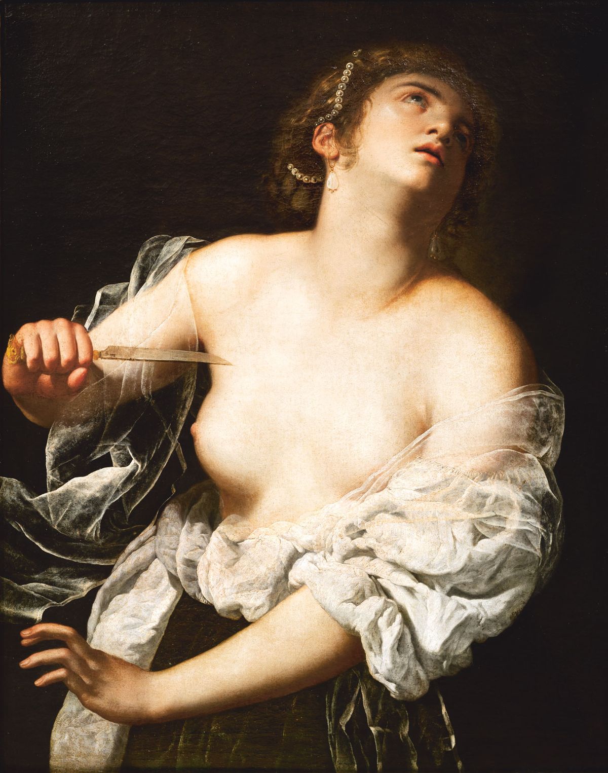 Artemisia Gentileschi's depiction of Lucretia sold for €4.8m at Artcurial © Artcurial