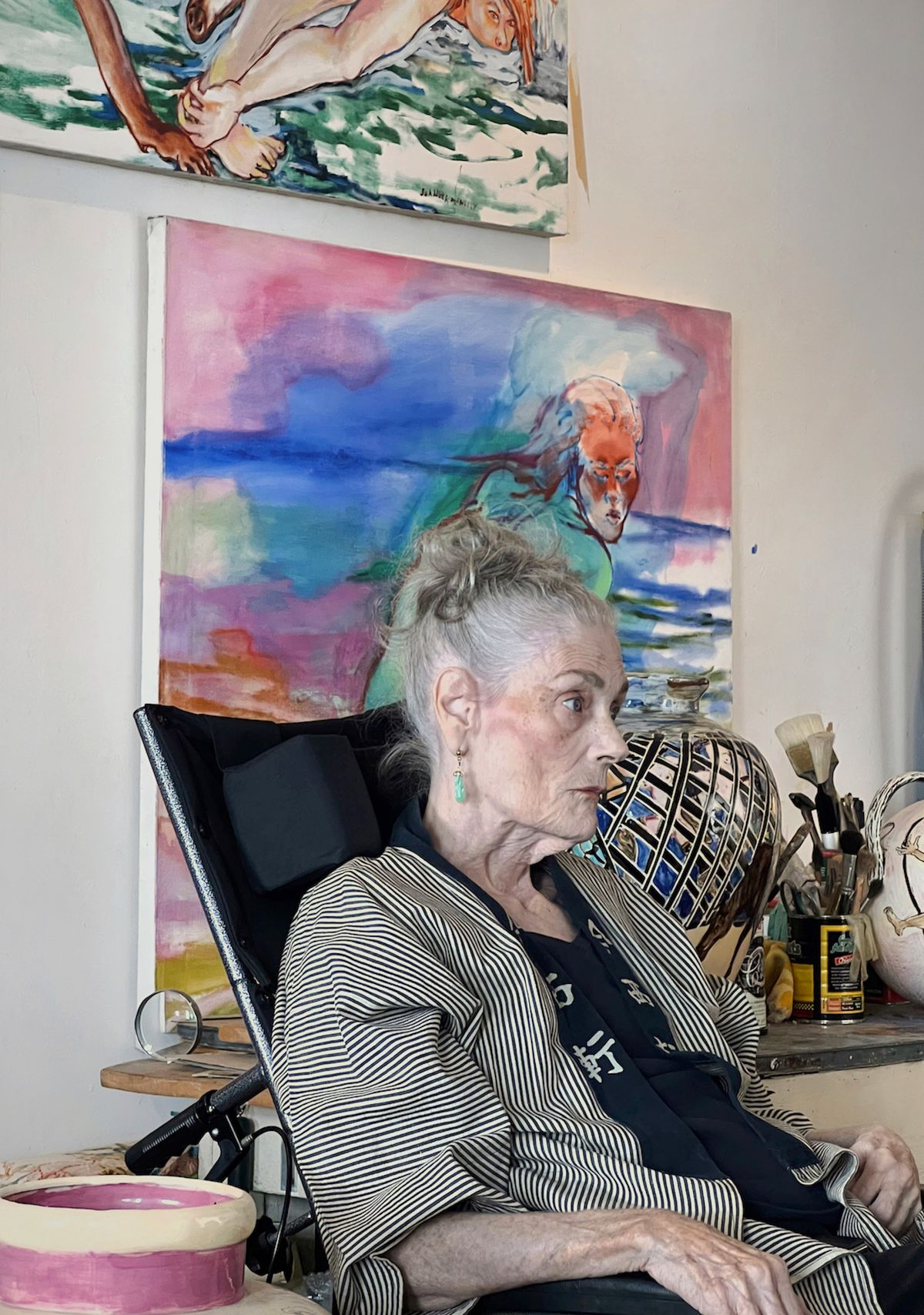 Juanita McNeely in her studio Photo: Quinn Charles, courtesy James Fuentes