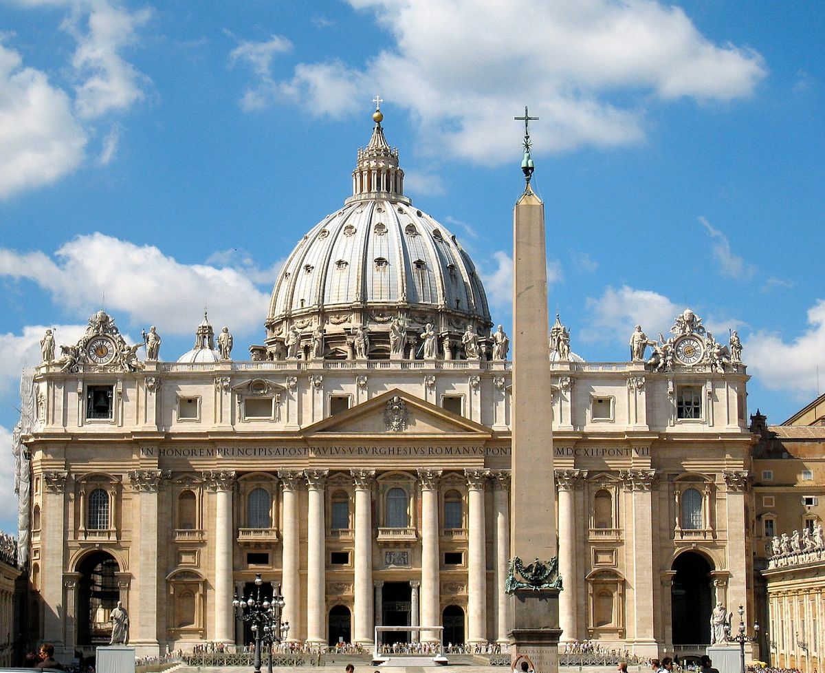 St Peter's Basilica, a work of art in itself and a towering monument to papal wealth, houses some of the Vatican city's most famous art.