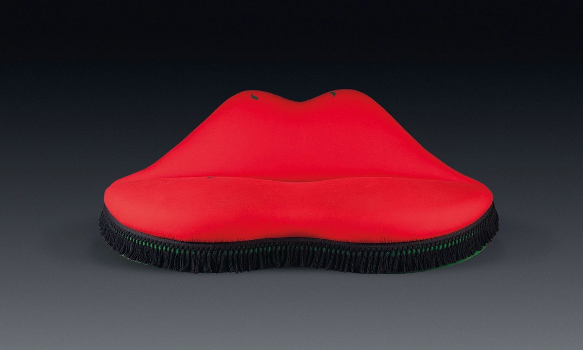 Mae West Lips Surrealist Sofa