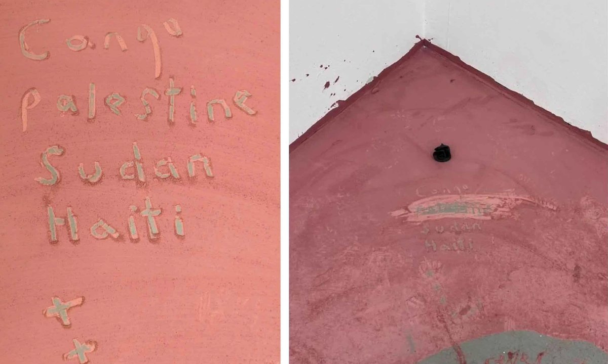 Hamburg art centre condemns ‘politically motivated vandalism’ of art installation referencing Palestine