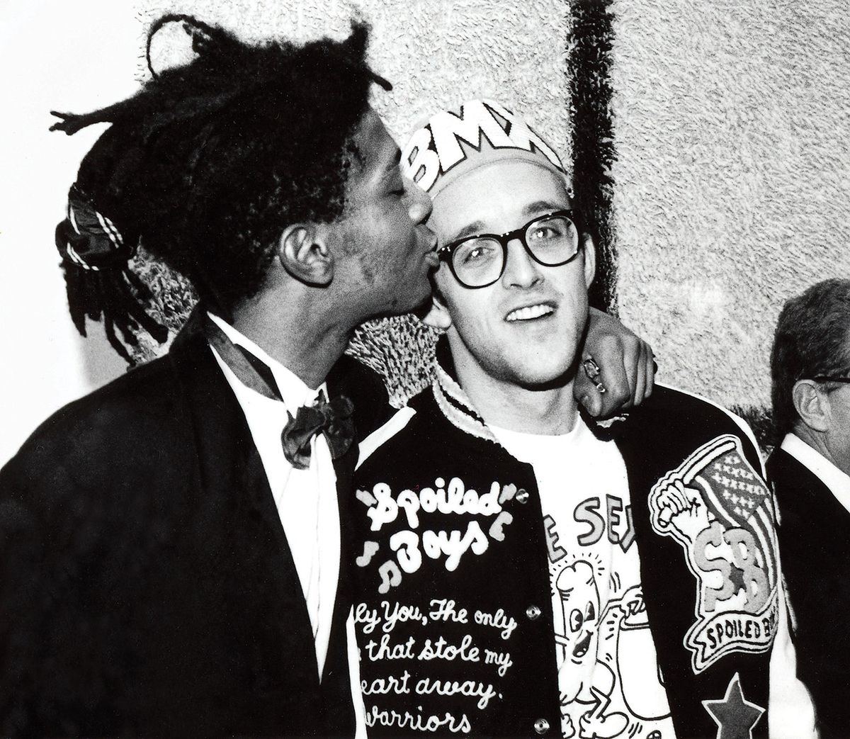 Keith Haring and Jean-Michel Basquiat in 1987 © George Hirose