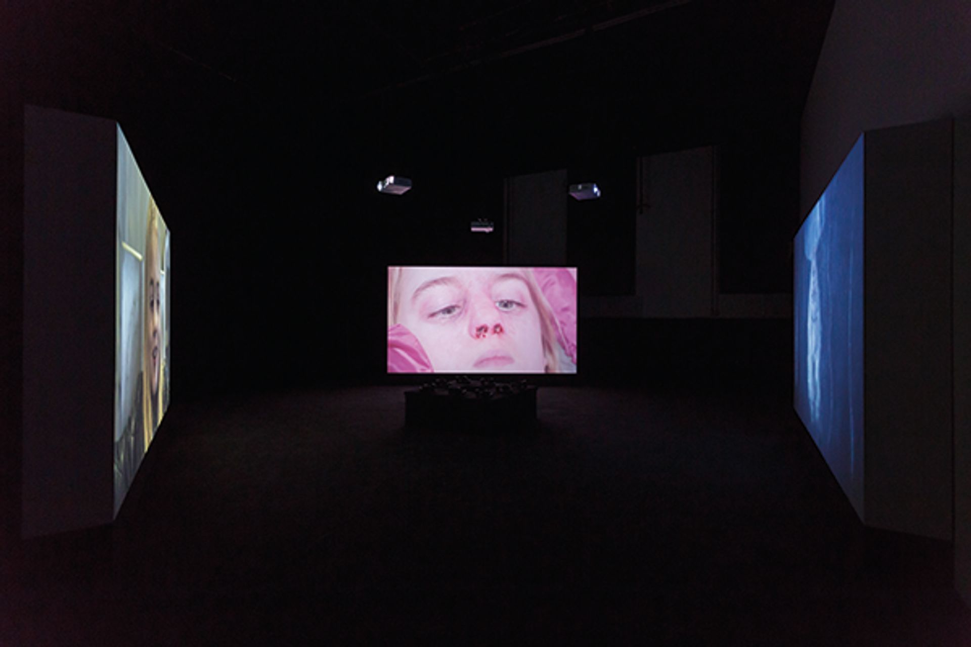 Marianna Simnett, Blood, 2015, installation view at the Zabludowicz Collection Tim Bowditch