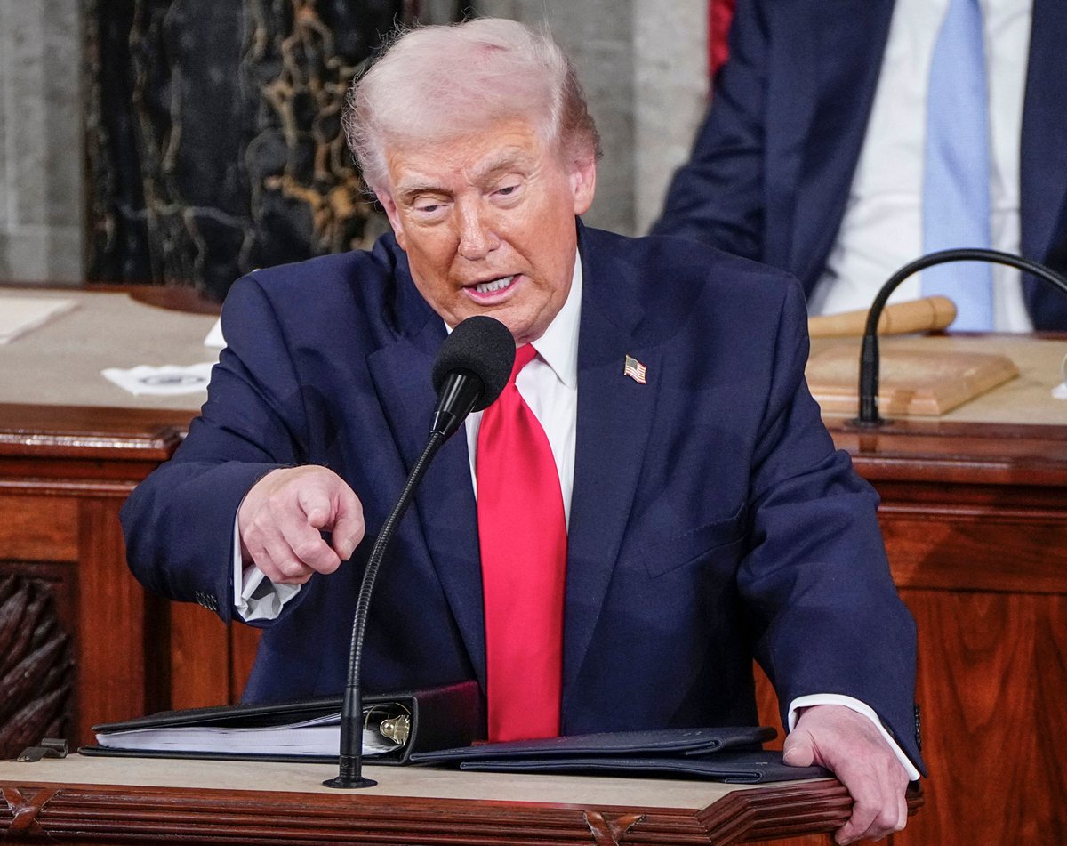 Six members of the Supreme Court voted that the tariffs imposed by US president Donald Trump were unconstitutional, as setting rates of taxation is a congressional power UPI/Alamy Live News