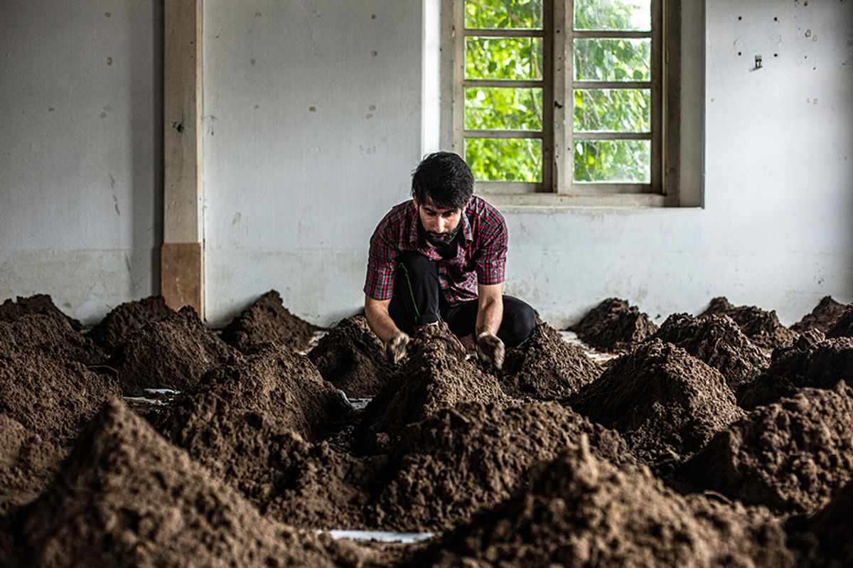 Muzamil Ahmad at Pepper House, Fort Kochi © Kochi Biennale Foundation