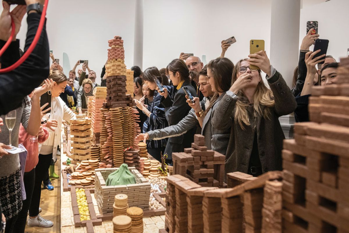 Crumbs! Song Dong’s calorific constructions met with visitors’ approval Courtesy of the artist and Pace