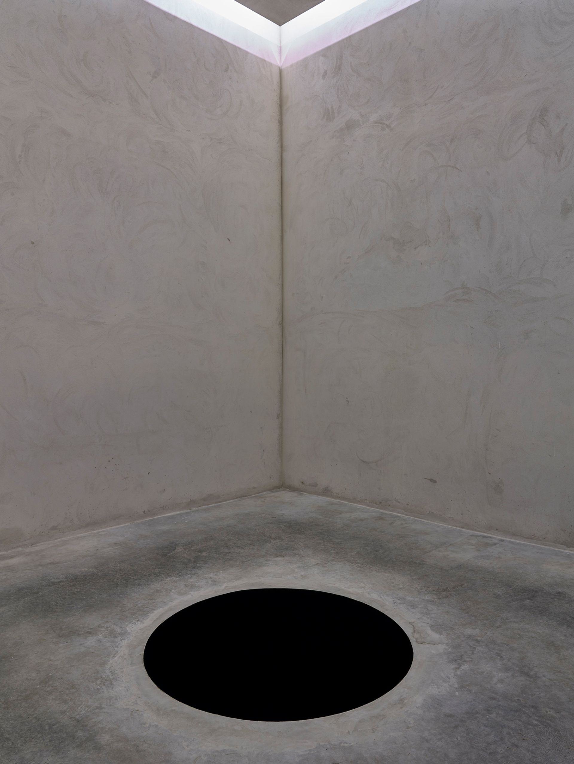 The interior of Anish Kapoor's installation Descent into Limbo (1992) at the Fundação de Serralves, Museum of Contemporary Art in Porto Photo: Filipe Braga; Courtesy Fundação de Serralves, Museum of Contemporary Art, Porto